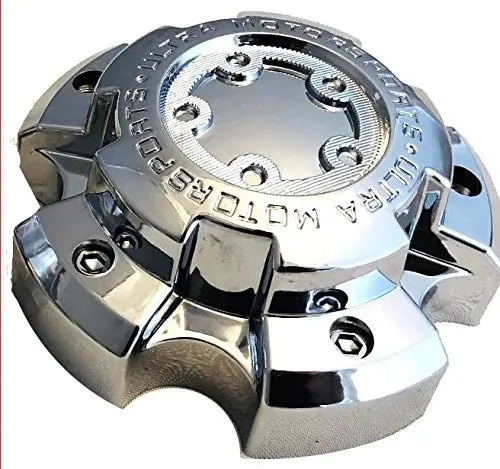 Ultra 5 Lug Chrome Wheel Center Cap (Qty 1) P/N # 89-9855 With Bolts 1