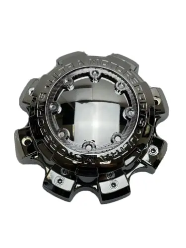 Ultra Motorsports Chrome 8 Lug Wheel Center Cap 89-9879 C800806 1
