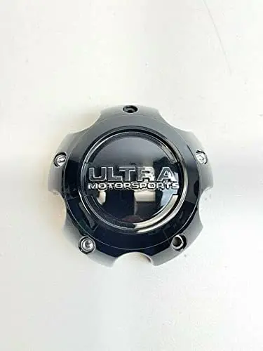Ultra Motorsports Gloss Black Wheel Center Cap 89-9756 C812204 1