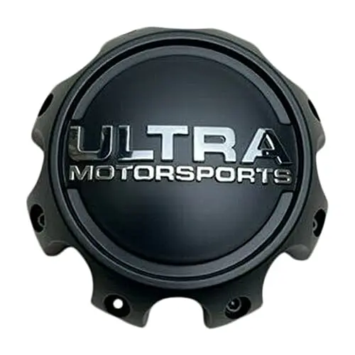 Ultra Motorsports Satin Black Wheel Center Cap 89-9771Sb 81211765F-4 Dually Only 1