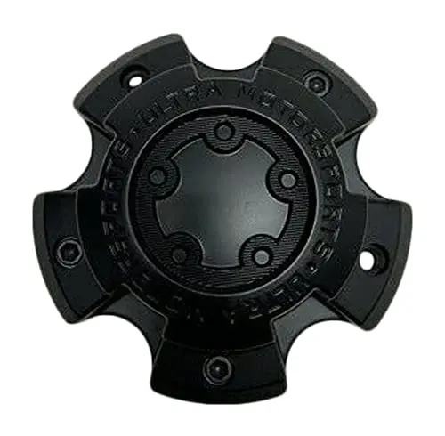 Ultra Wheel 5X135 5X5 5 Lug Matte Black Wheel Center Cap 89-9855 C800802 1