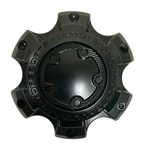 Ultra Wheel C800805 89-9865 6 Lug Black Center Cap 232 233 237 238P 1