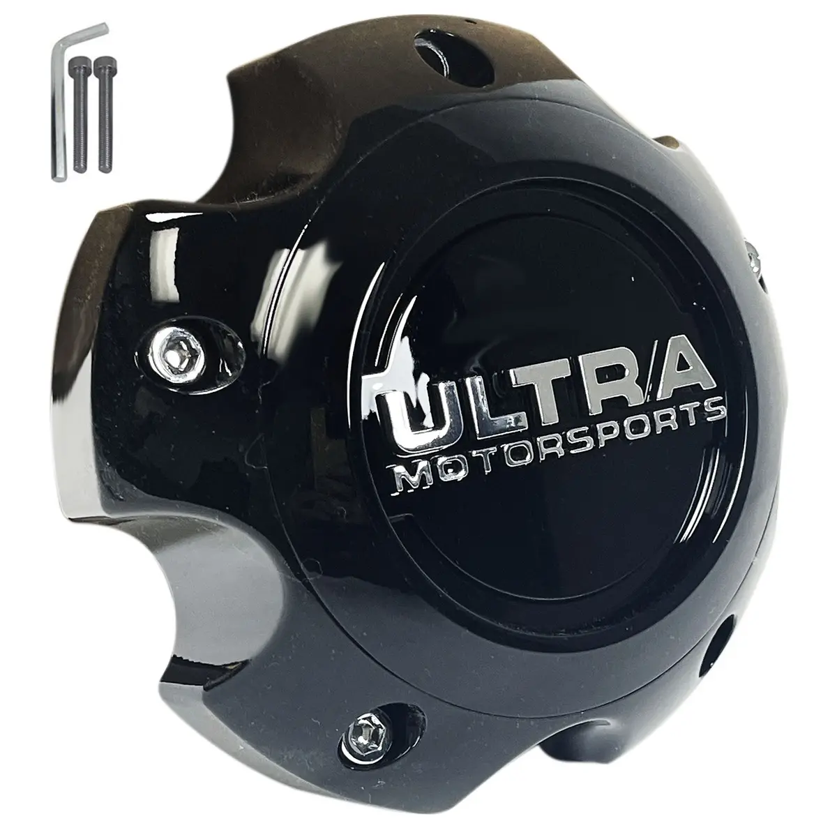 Ultra Motorsports Wheels Gloss Black Wheel Center Cap # 89-9756 (1 Cap) 1