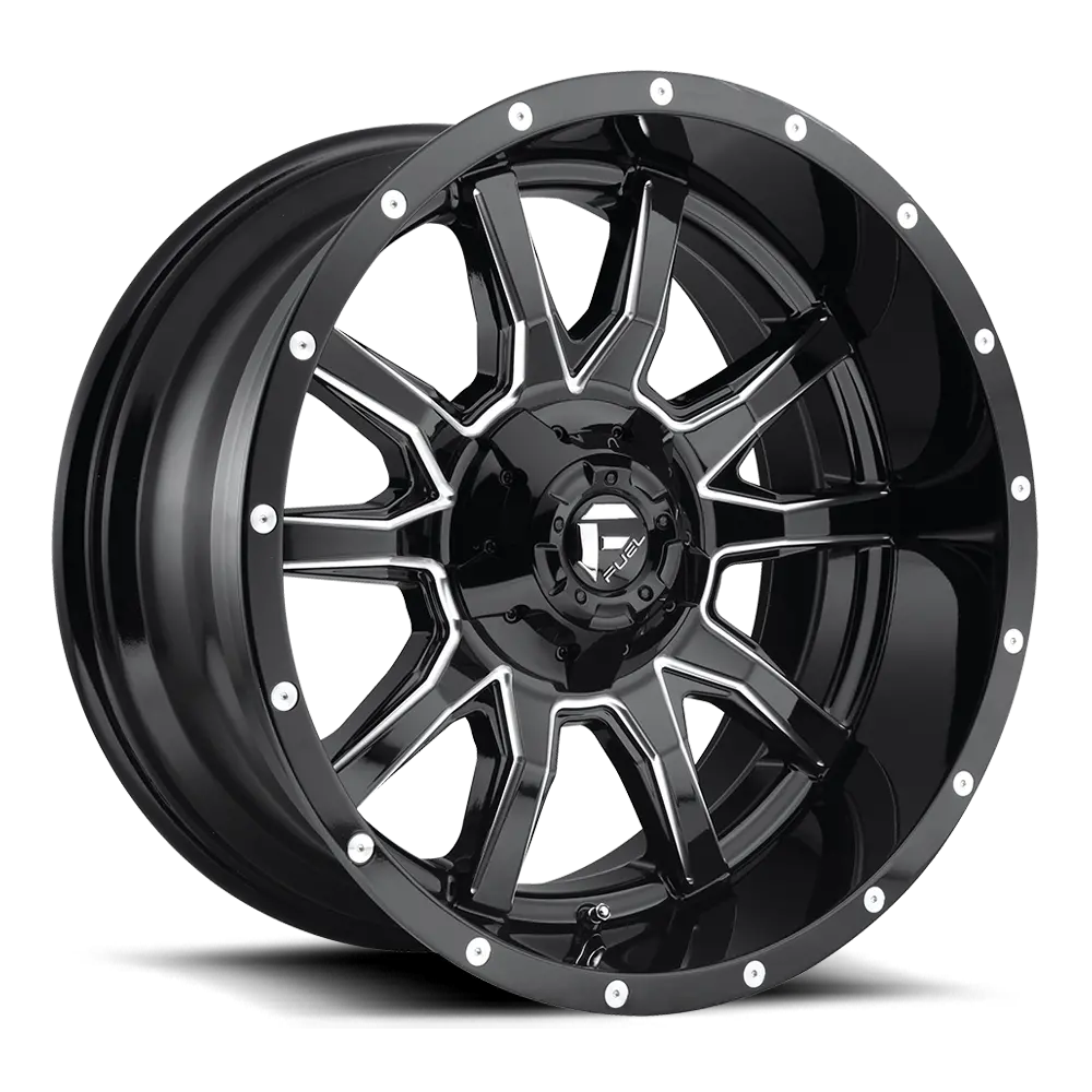 Fuel Vandal [ D627 ] - Gloss Black And Milled 1
