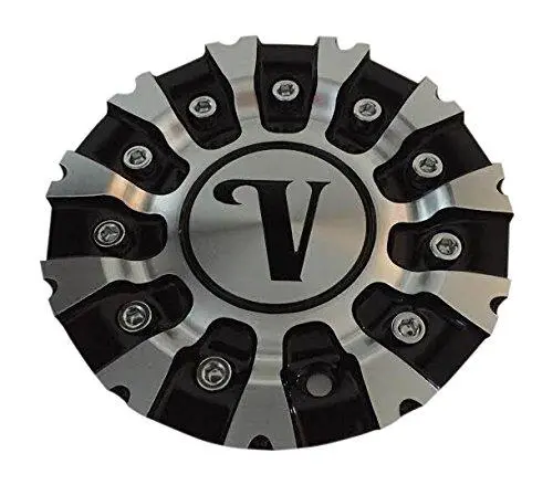 Velocity Wheel Csvw14-1A Black And Machined Center Cap 1