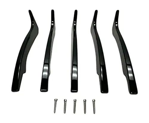 Viscera 770 20 Inch Gloss Black Inserts Set (5 Pcs) Emr0770-2085-Zst 1