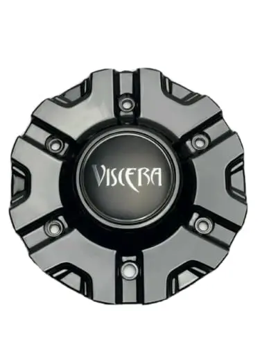 Viscera 842 Gloss Black Wheel Center Cap Emr0842-Truck-Cap 1
