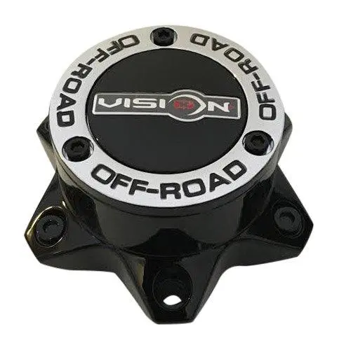 Vision Offroad Wheels C394plgb-6V Lg1303-23 Gloss Black Center Cap 1
