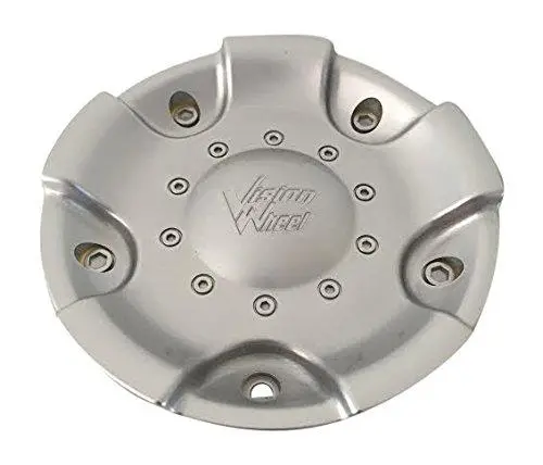 Vision Wheels 504 504-Cap Silver Wheel Center Cap 1