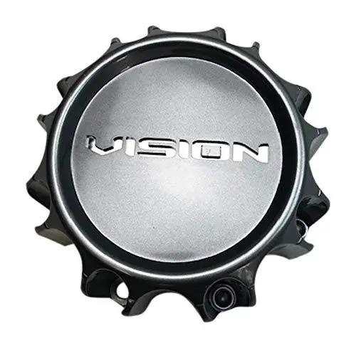 Vision Wheels C353gm-8V Gun Metal Gray Center Cap 1