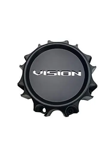 Vision Wheels C353mb-8V C353-8V-Up Matte Black Center Cap 1