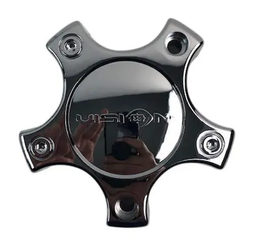 Vision Wheels C375-5C65 5 Lug Chrome Center Cap 1