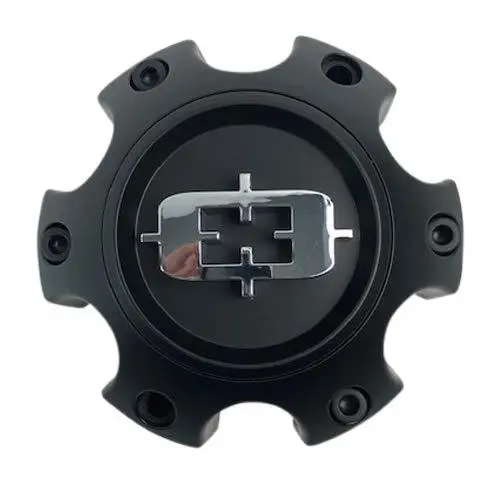 Vision Wheels C415sb-6V Satin Black Wheel Center Cap C415-Ec 1