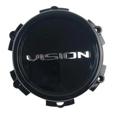 Vision Wheels C421gb-6V Gloss Black Wheel Center Cap 6 Lug 1