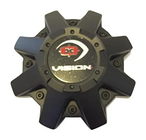 Vision Wheels C550mb Atv Bd 6156K143 Black Wheel Center Cap 1