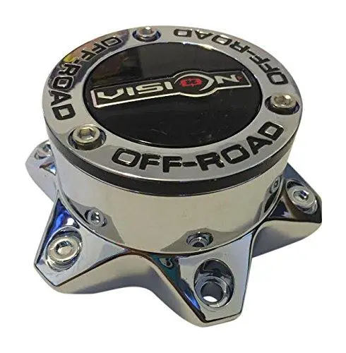 Vision Wheels Offroad C394pl-6V 6035B139.7-6H Chrome Wheel Center Cap 1