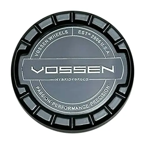 Vossen Hybrid Forged Gloss Black Snap In Wheel Center Cap Vos-3 Fits Hf Series 1