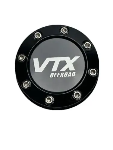 Vtx Offroad Gloss Black Snap In Wheel Center Cap C-Fm291-1 1