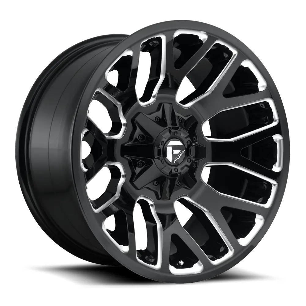 Fuel Warrior [ D623 ] - Gloss Black And Milled 1
