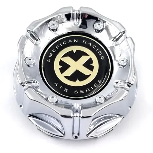 Wheel Center Caps American Racing Atx Chrome Snap On Ax181 Artillery 394K78 1