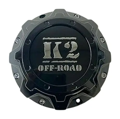 Wheel Center Caps K2 Off-Road Wheels K2 Gloss Black 1