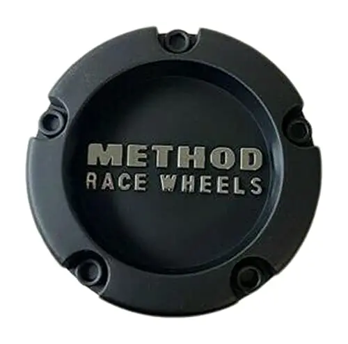Wheel Center Caps Method Race Wheels 1524B100-4 Cp-1524B100-4-S1 Matte Black 1