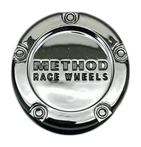 Wheel Center Caps Method Race Wheels Chrome Push Thru Cp-1524B100-4-C1 1524B100-4 1