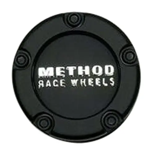 Wheel Center Caps Method Race Wheels Matte Black Push Thru Cp-1524B89-2-S1 1