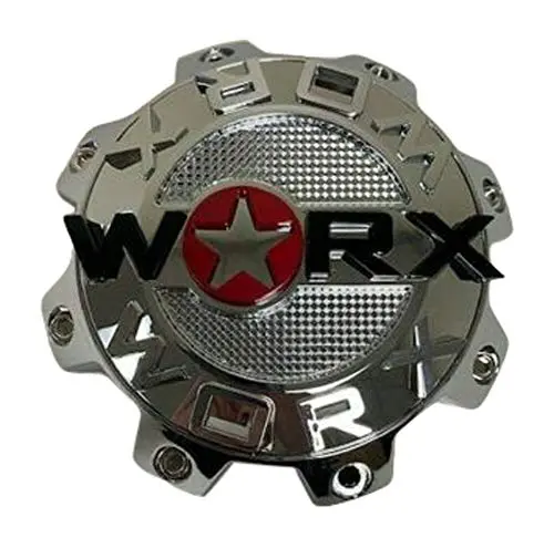 Worx By Ultra 8 Lug Chrome Wheel Center Cap 30171765F-A 2-Inch Spacer Lg1207-40 1