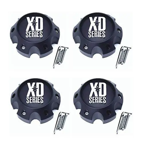 Xd Series 4 X Kmc 796 797 798 Matte Flat Black 6 Lug Wheel Center Cap 1079L145 1