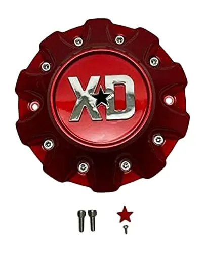 Xd Series Kmc Xd859 Candy Red Wheel Center Cap 42320-15Gq T167l145-1 S1906-15 1