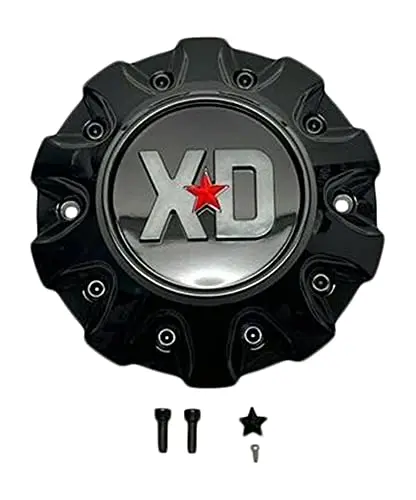 Xd Series Kmc Xd859 Gloss Black And Gray Logo Center Cap 42320-15T T167l145-1 1