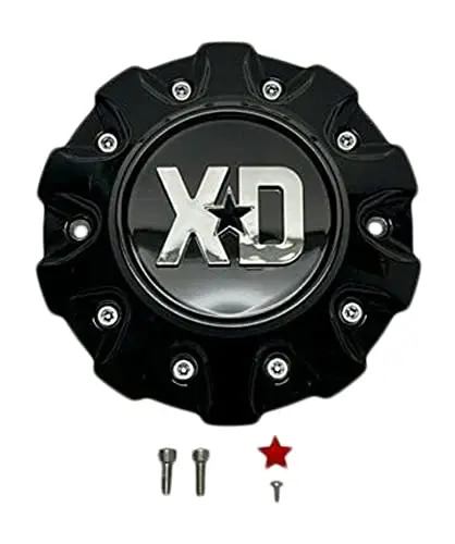 Xd Series Kmc Xd859 Gloss Black Center Cap 42320-15Gb T167l145-1 S1906-15 1