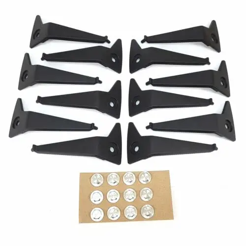 Xd Series Xd822 Monster 2 Set Of 12 Matte Black Inserts 17X8 822Fin7901830b 1