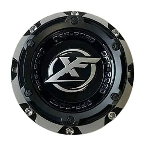 Xf Off-Road Gloss Black Wheel Center Cap C-969-2 1