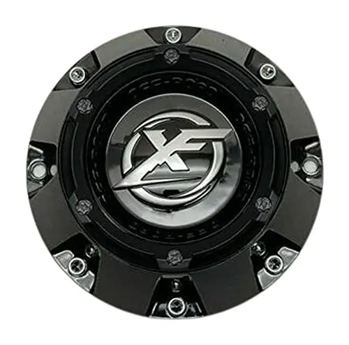 Xf Off-Road Gloss Black Wheel Center Cap C-969-3 1