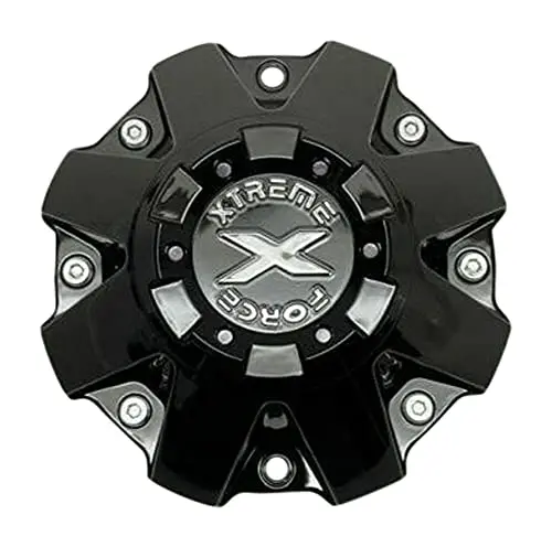 Xtreme Force Gloss Black Wheel Center Cap 8Q002212f-1 1