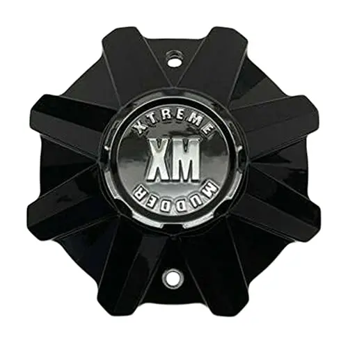 Xtreme Mudder Gloss Black Wheel Center Cap 1103-20-Cap Lg1607-49 1