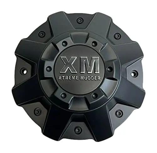 Xtreme Mudder Matte Black Wheel Center Cap C-864-1-Xg C-5240-1-Sg C-5240-2-Sg 1