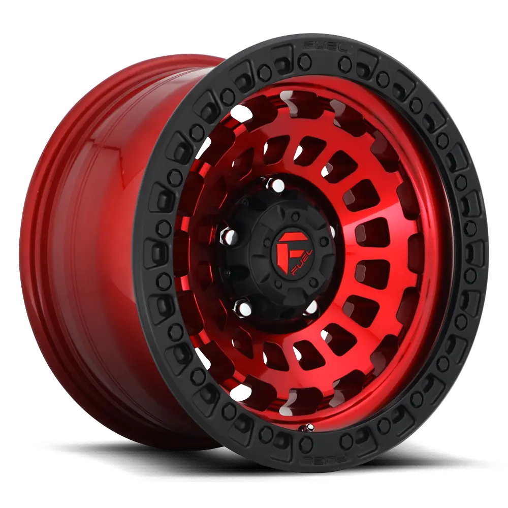 Fuel Zephyr [ D632 ] - Candy Red W/ Matte Black Ring 1