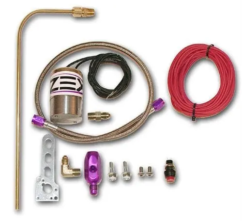 Zex 82010 Nitrous Oxide Purge System Kit – Stainless Steel Line Assembly 1