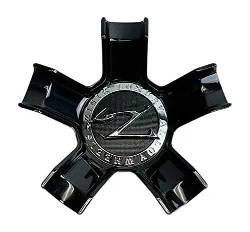 Zinik Gloss Black Snap In Wheel Center Cap Z24-2085-Cap 1