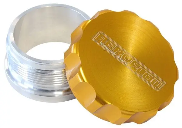 Af460-40G 2.5-Inch Billet Aluminum Weld-On Filler Plug With Gold Finish 1