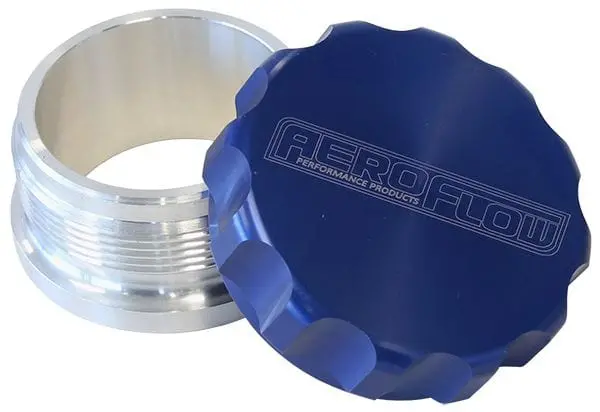 Af460-48Bl 3" Weld-On Billet Aluminum Fuel Filler – Includes Blue Anodized Cap 1