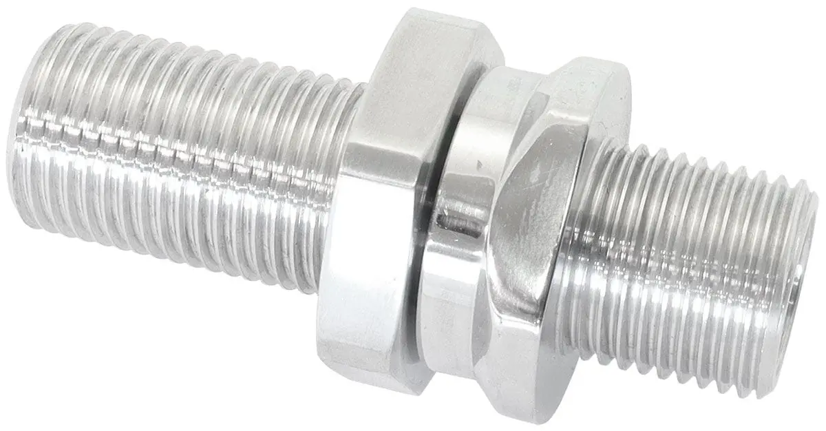 Af88-2010 #6 Air Conditioning Bulkhead Fitting – Dual-Thread Insert 1
