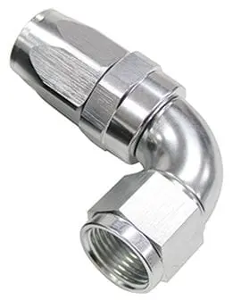 An-4 Tapered Swivel Hose Fitting – 90° Full-Flow One-Piece (Af153-04S) 1