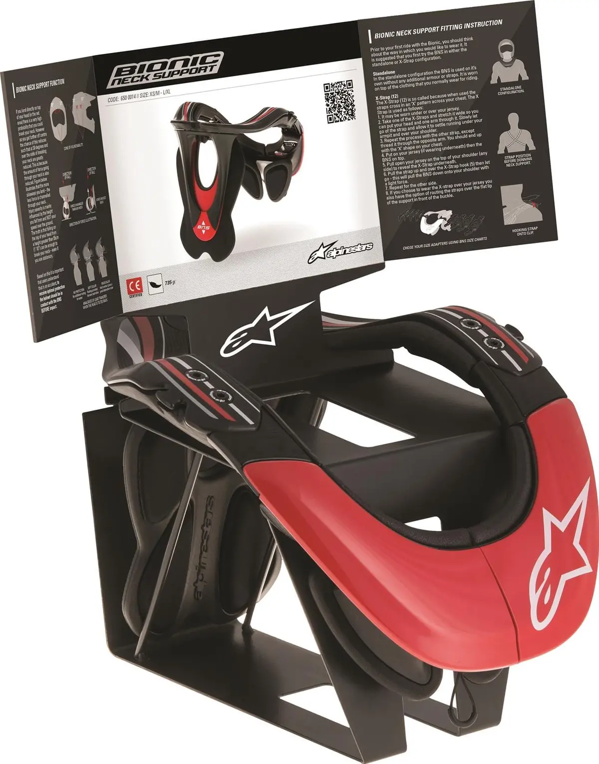 Alpinestars 7001517 Mx Display Stand For Helmets & Gear 1