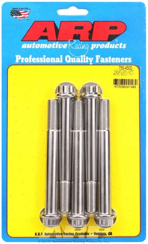 Ar755-4500 Stainless Steel 12-Point Bolt Pack – 5-Piece Hardware Set 1