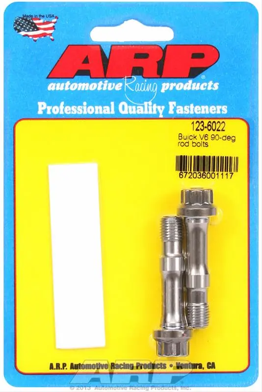Arp 123-6022 Pro Series Connecting Rod Bolts | Aerospace-Grade Material | Torque-To-Yield 1