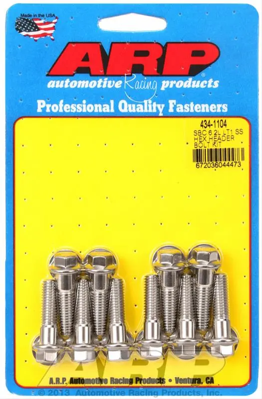 Arp 434-1104 Stainless Steel Header Bolts – High-Temp Corrosion-Resistant Fasteners 1